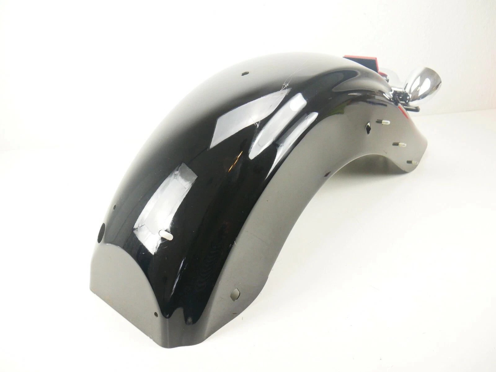 Rear Fender with Brake Light for Harley Ultra Limited (2009–2023) Vivid Black
