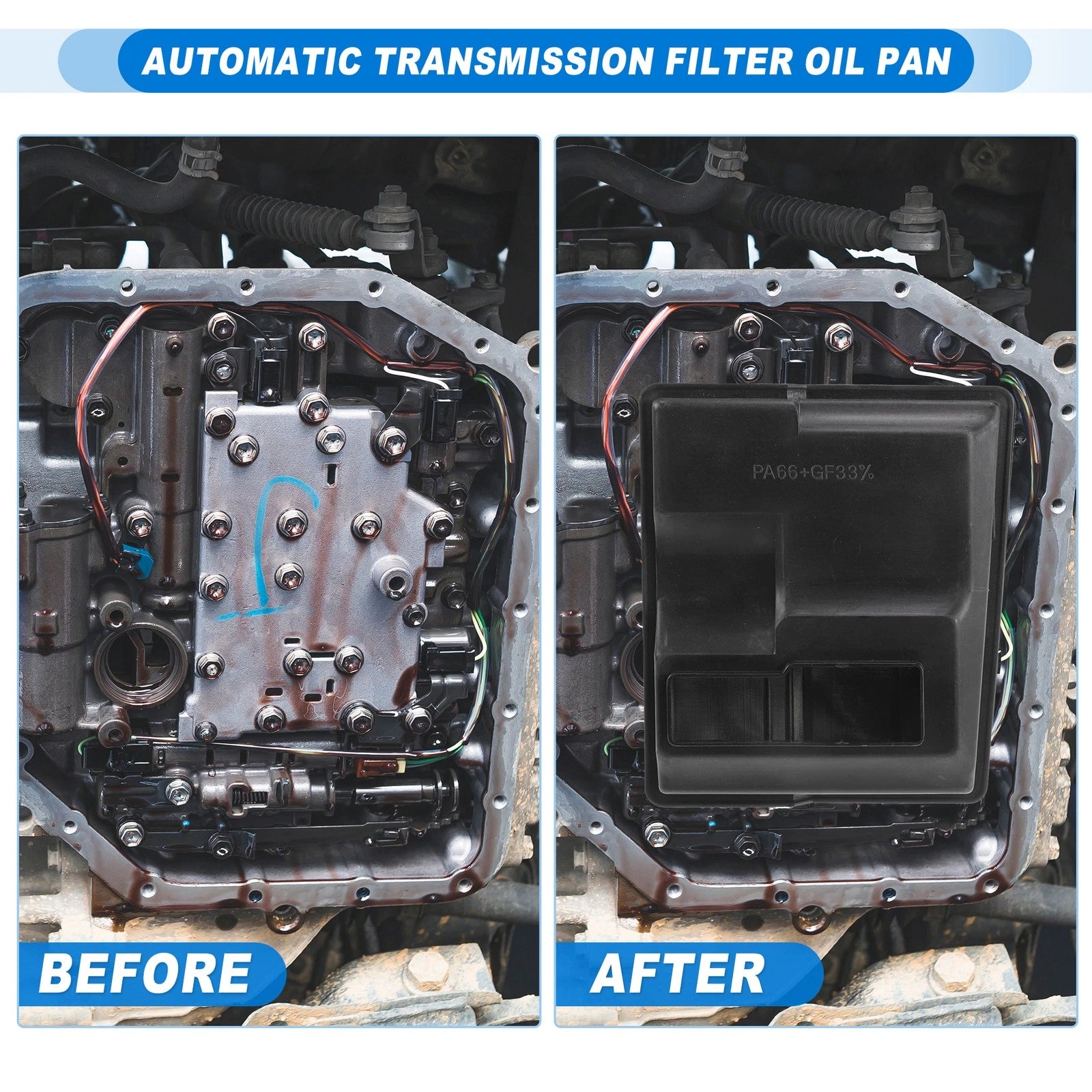 Transmission Fluid Filter Oil Pan for Volvo S60 (2011–2014) AF40 AF21