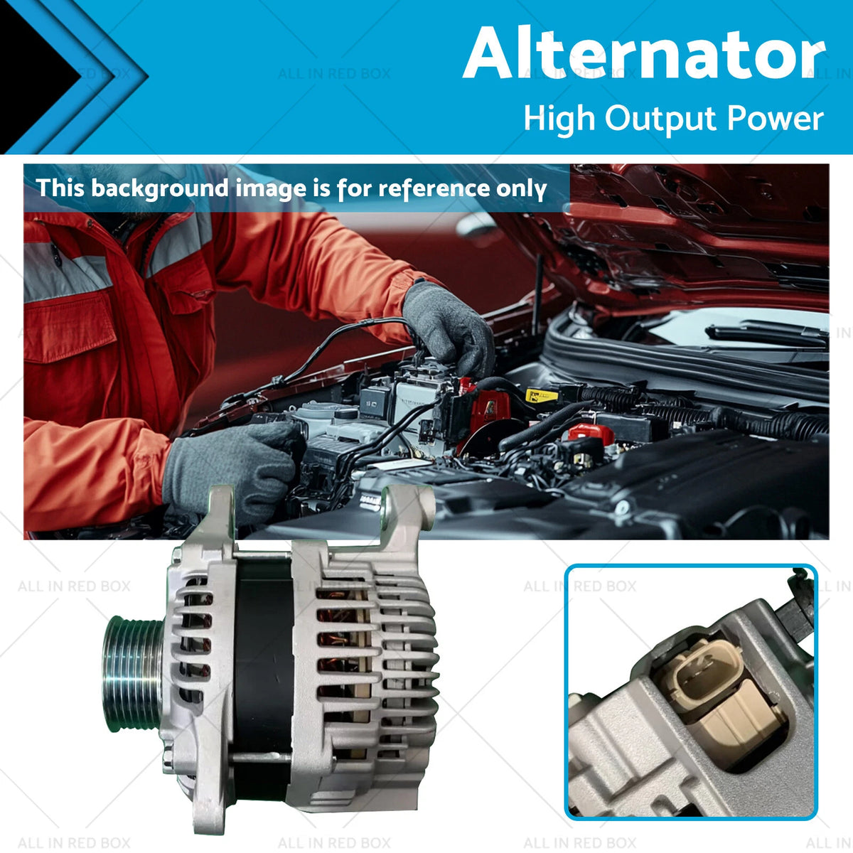 150A 12V Alternator for Nissan Navara D40, Pathfinder R51 (2005–2015) A2TX1781
