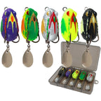 Soft Silicone Lure for Blackfish (Topwater) - Double Hooks, Flash