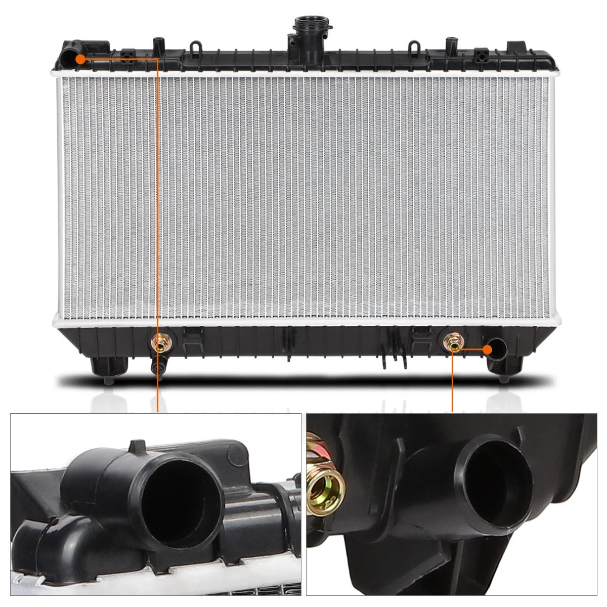 Aluminum Cooling Radiator for Chevy Camaro 6.2L SS AT (2010–2011) DPI-13142