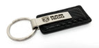 Leather Key Chain Carbon Fiber Style Licensed for Dodge Ram 1500 (2009–2024)
