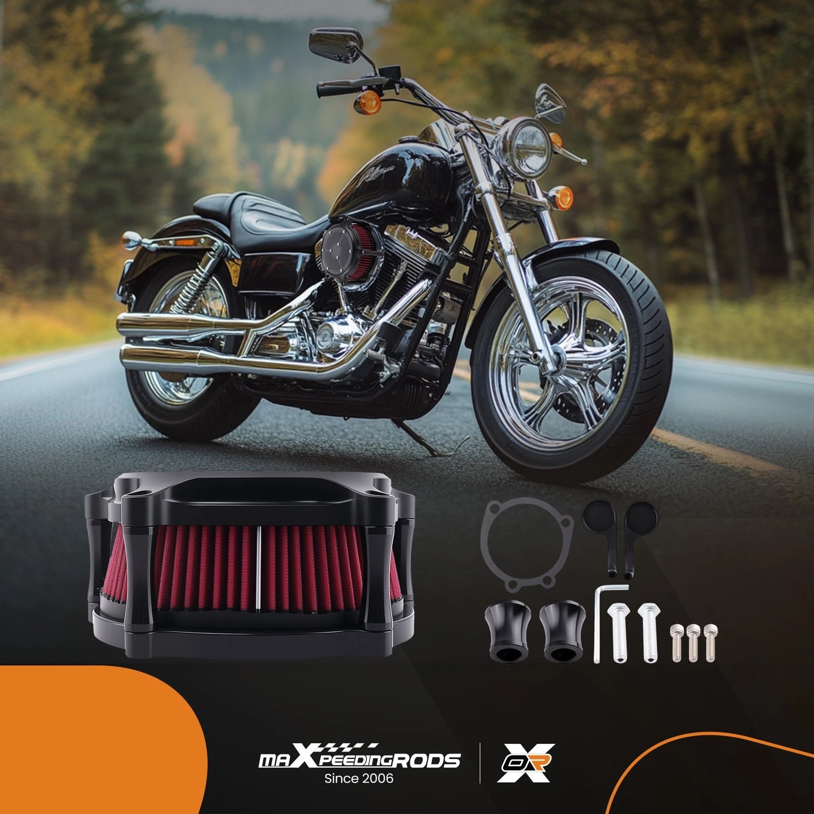 Performance Air Intake Kit for Harley Davidson XL Sportster (2004–Present)