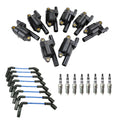 Set of 8 NGK Iridium Spark Plugs & Ignition Coil Wires for 9-7x Avalanche Envoy V8