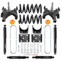 4" Front 6" Rear Lowering Kits for Chevy Silverado GMC Sierra C1500 88-98 2WD V8