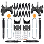 4" Front 6" Rear Lowering Kits for Chevy Silverado GMC Sierra C1500 88-98 2WD V8