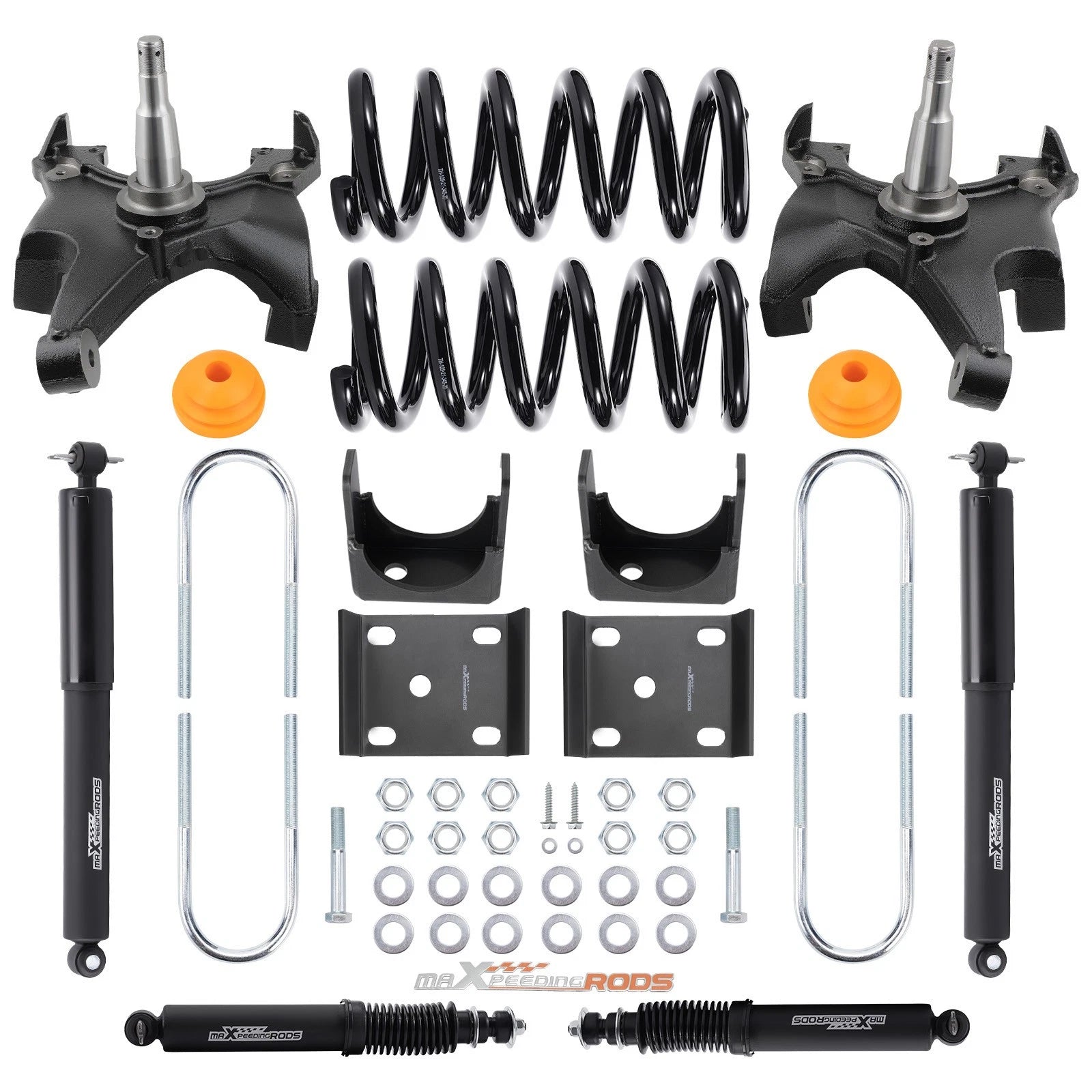 4" Front 6" Rear Lowering Kits for Chevy Silverado GMC Sierra C1500 88-98 2WD V8