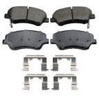 Front Disc Brake Pads for Hyundai Santa Fe Azera Kia Sorrento (2001–2020)