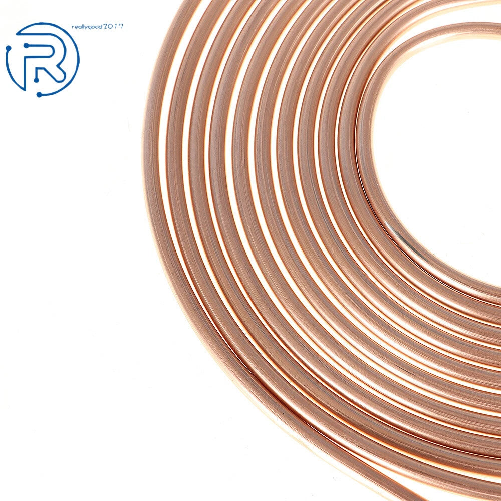 25 Ft Copper Nickel Brake Fuel & Trans Line Tubing 5/16"