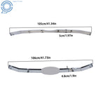 Set of 3 Chrome Front Upper Grille Bars Insert for Ford Flex (2009–2012)