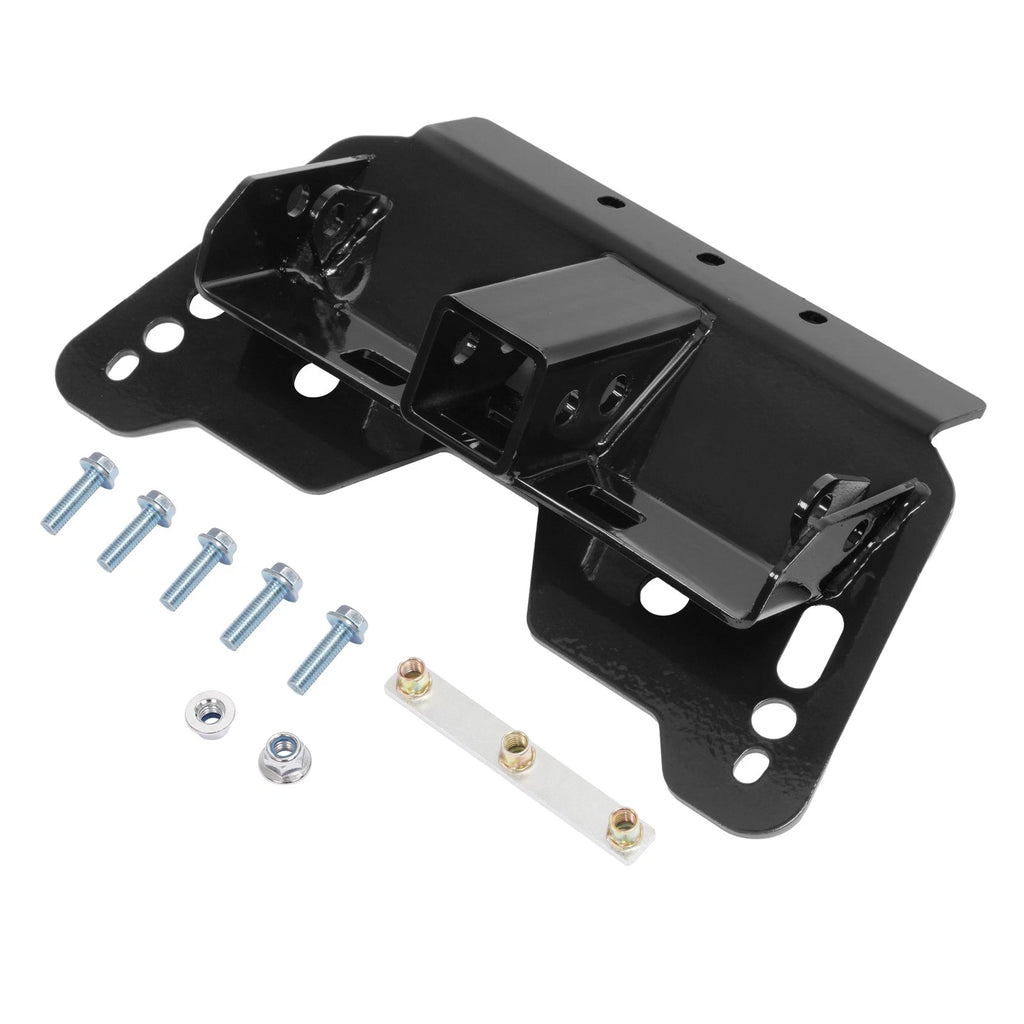 Front 2" Receiver Hitch Plow Mount for Polaris Ranger 500 570 800 (2009–2024)