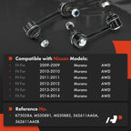2X Rear Suspension Stabilizer Bar Link for Nissan Murano (2009–2014) AWD