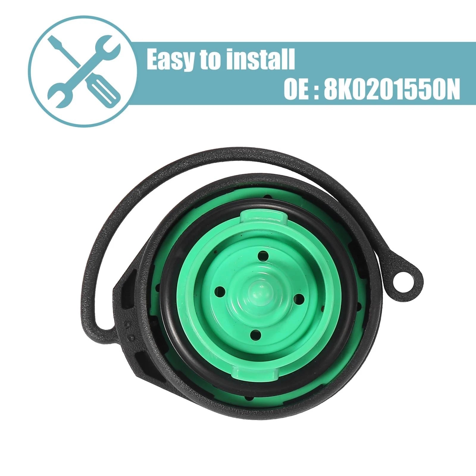 Engine Oil Fuel Tank Cap Filler Gas Cap Cover for Audi A4 (2009–2026)