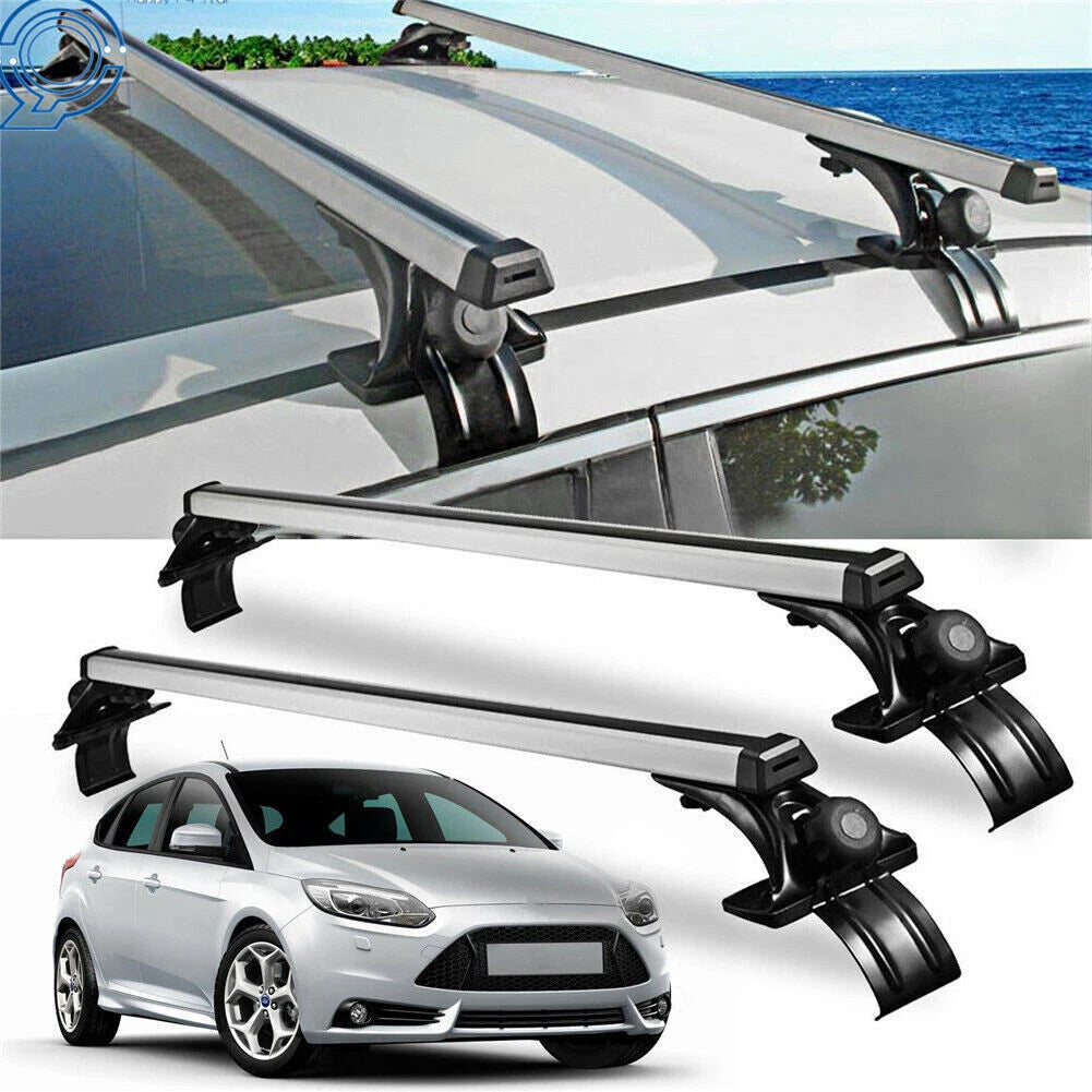 Universal 48" Roof Rack Cross Bar for Cars (Fits Most Models)