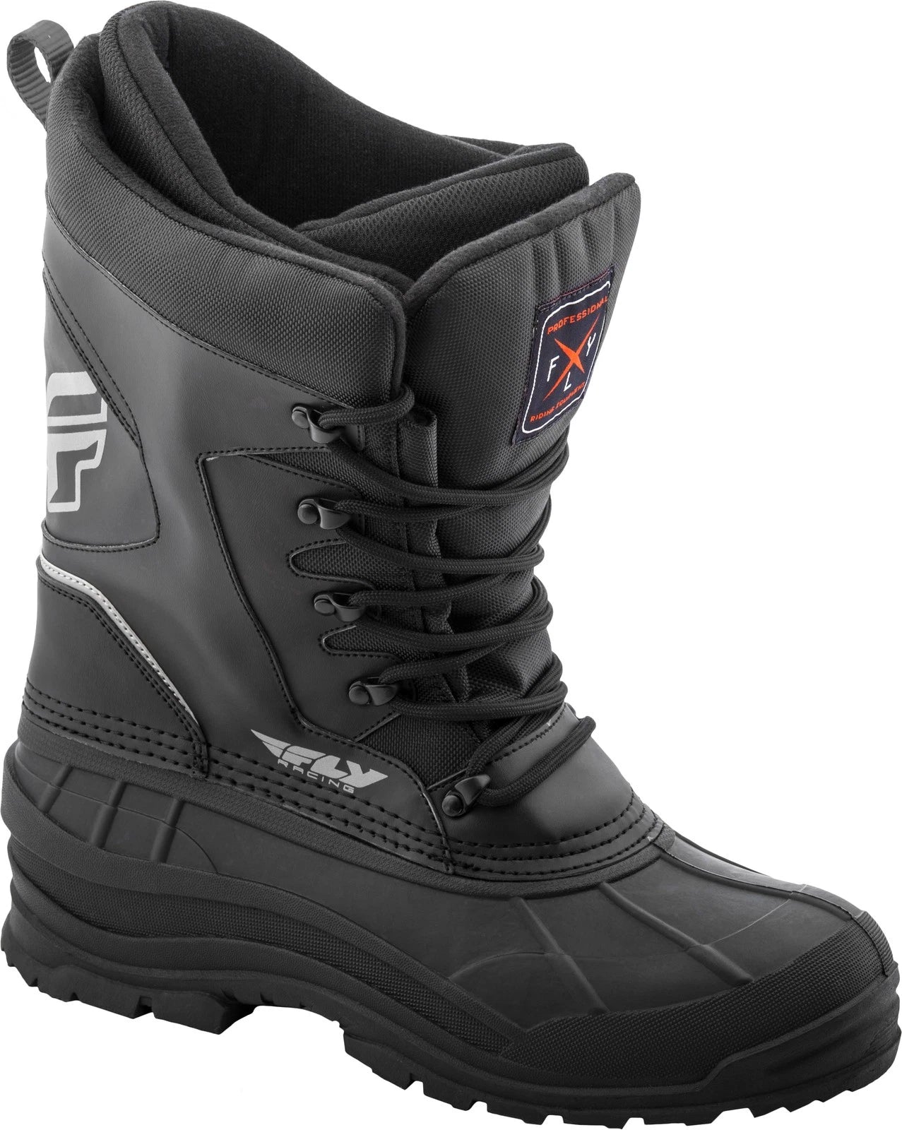 Fly Racing Aurora Snow Boots for Universal Fit (US 12) - Black, Insulated, Waterproof