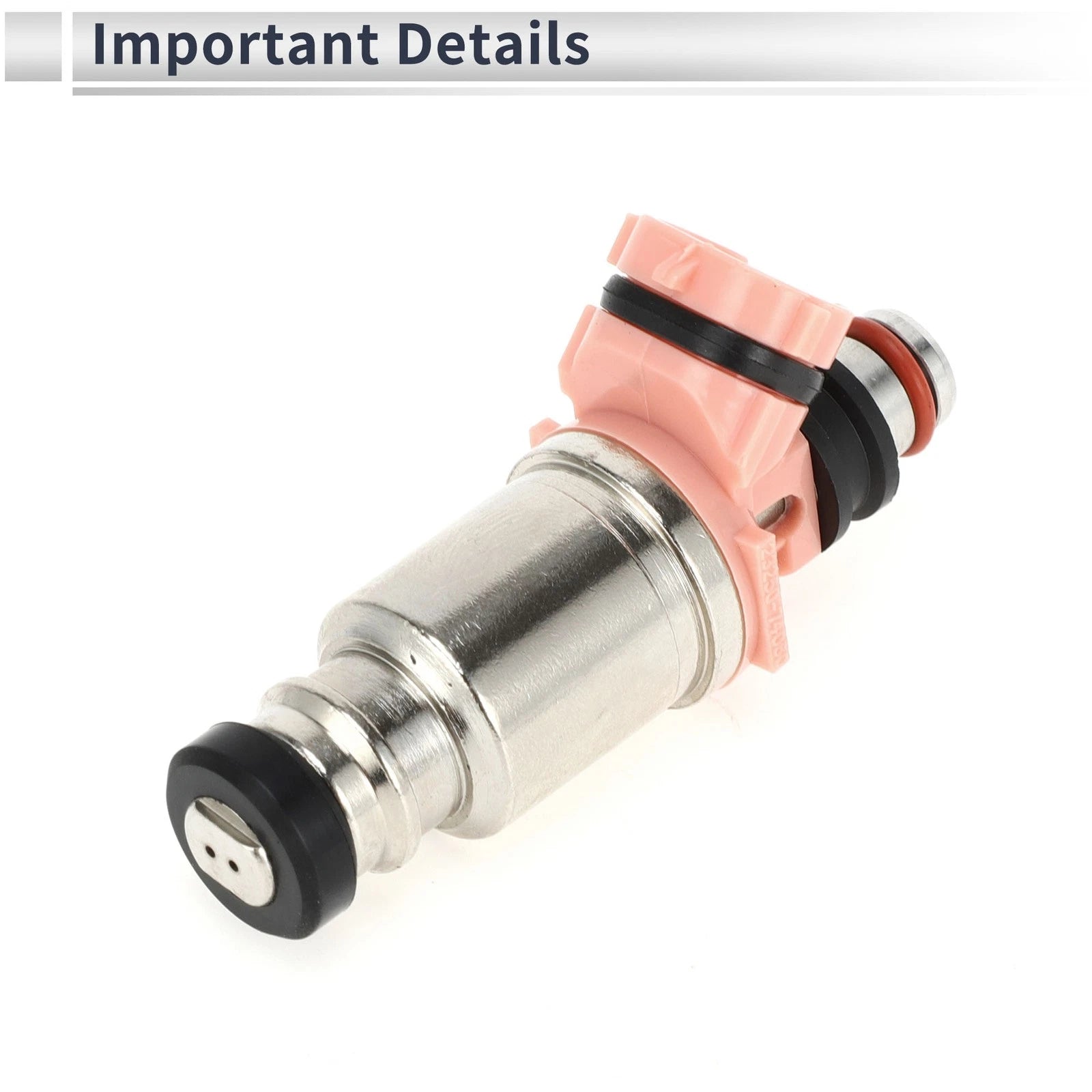 Fuel Injector No. 23209-74080 for Lexus LX450 (1996–1997) 1Pc Pink Silver Tone