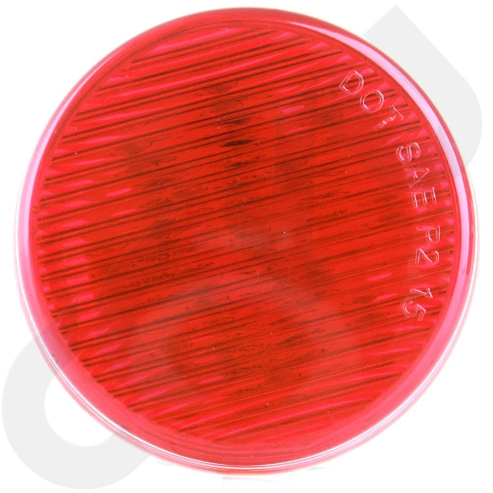 Set of 4 Red Round 2.5" 13LED Side Marker Clearance Lights for Trailer