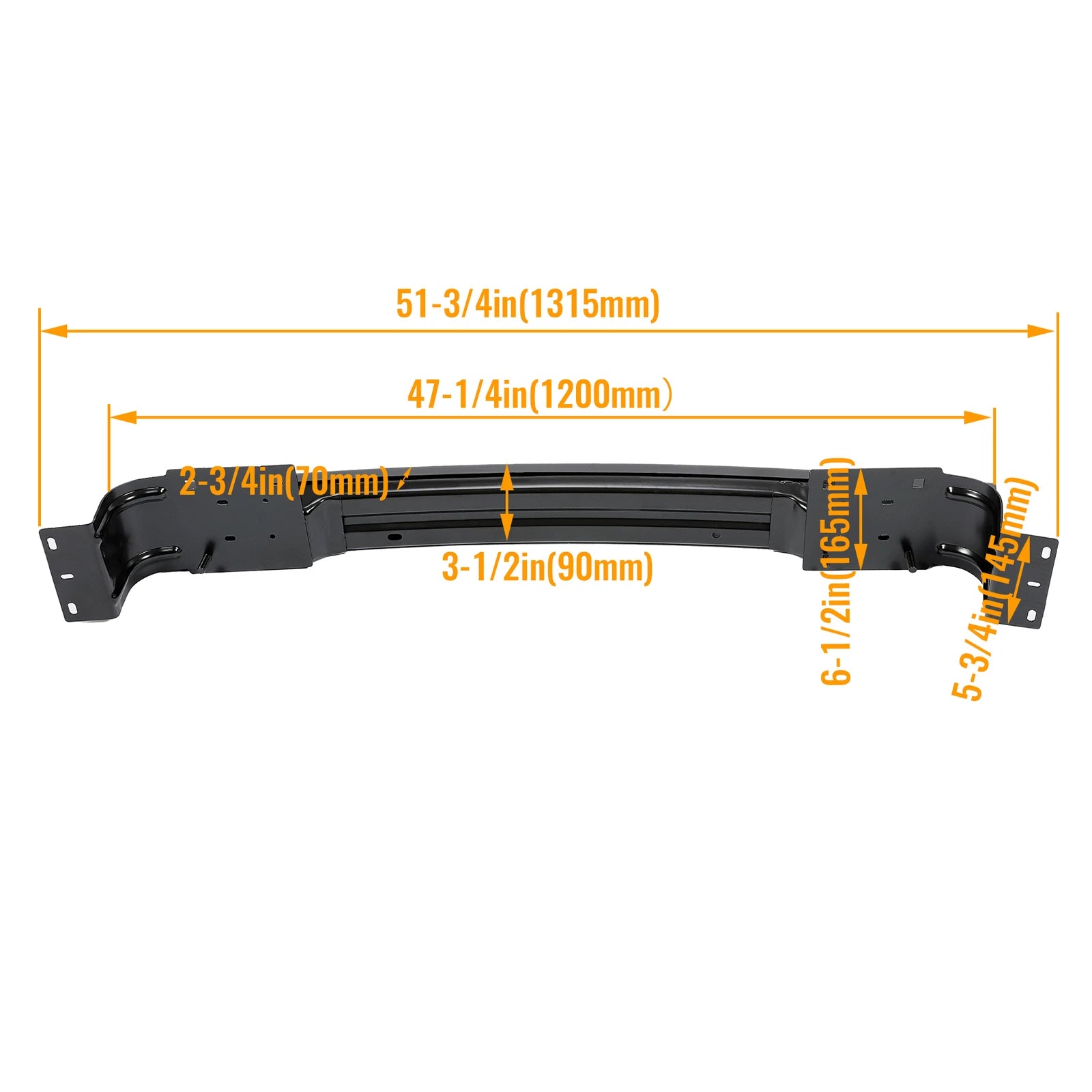 Front Bumper Reinforcement for Ram 1500 (2013–2020)