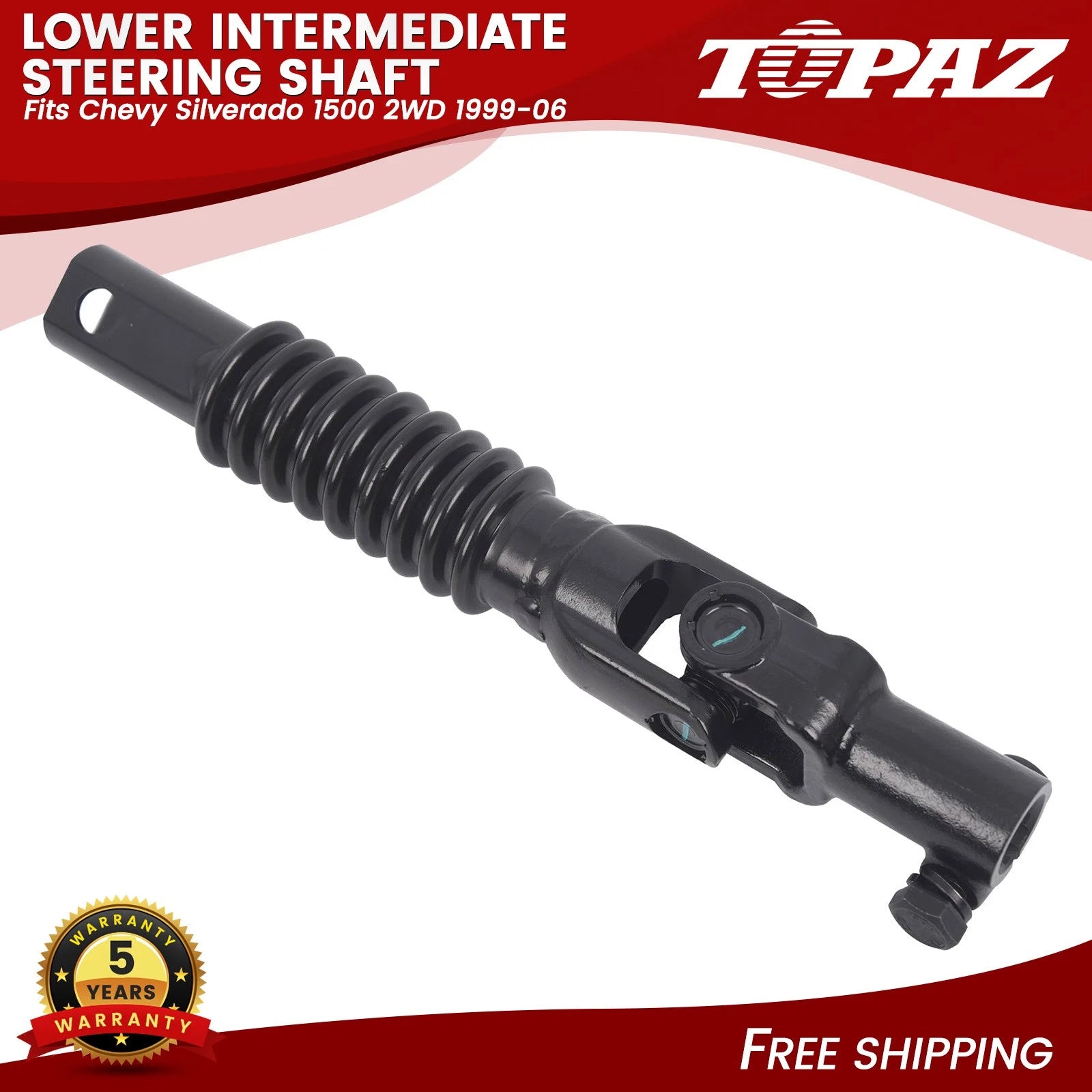 Lower Intermediate Steering Shaft for Chevy Silverado 1500 2WD (1999–2006)