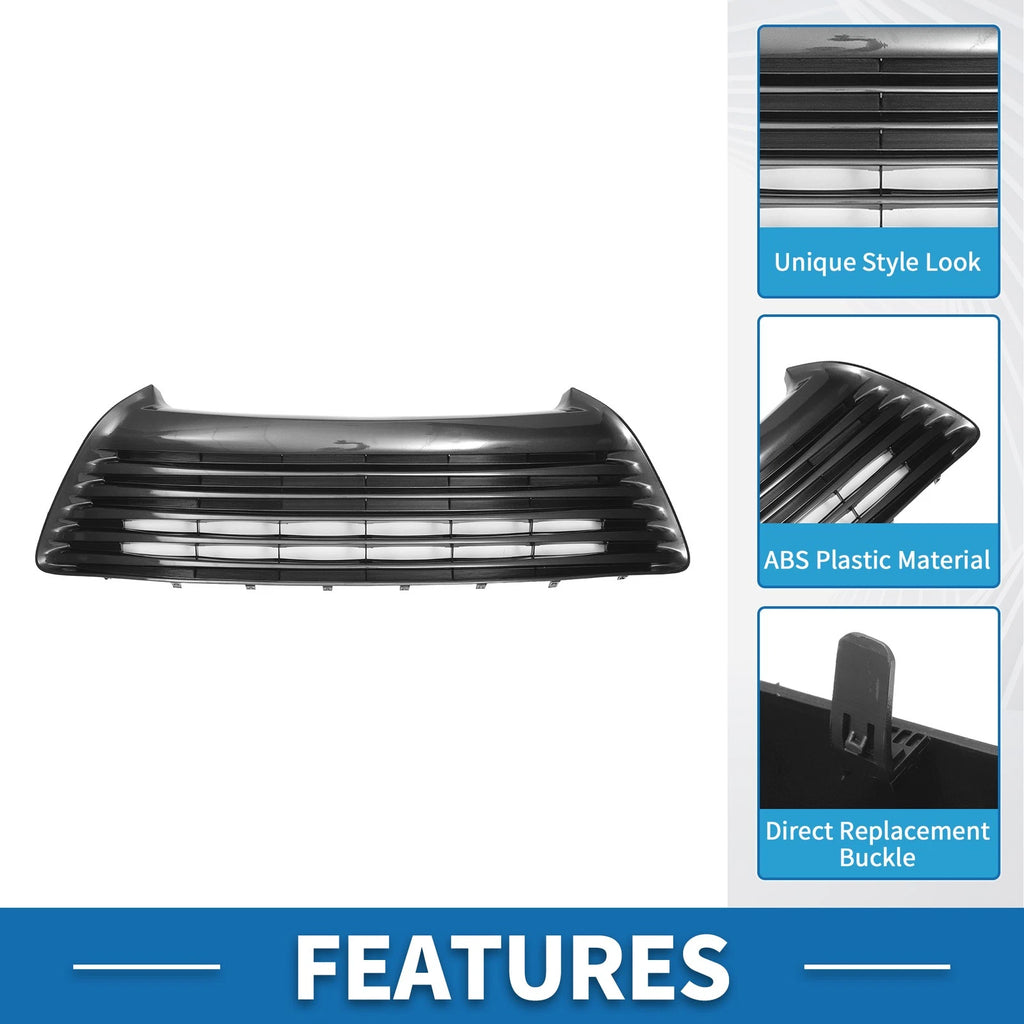 Front Hood Bumper Grille for Toyota Camry (2015) - Black