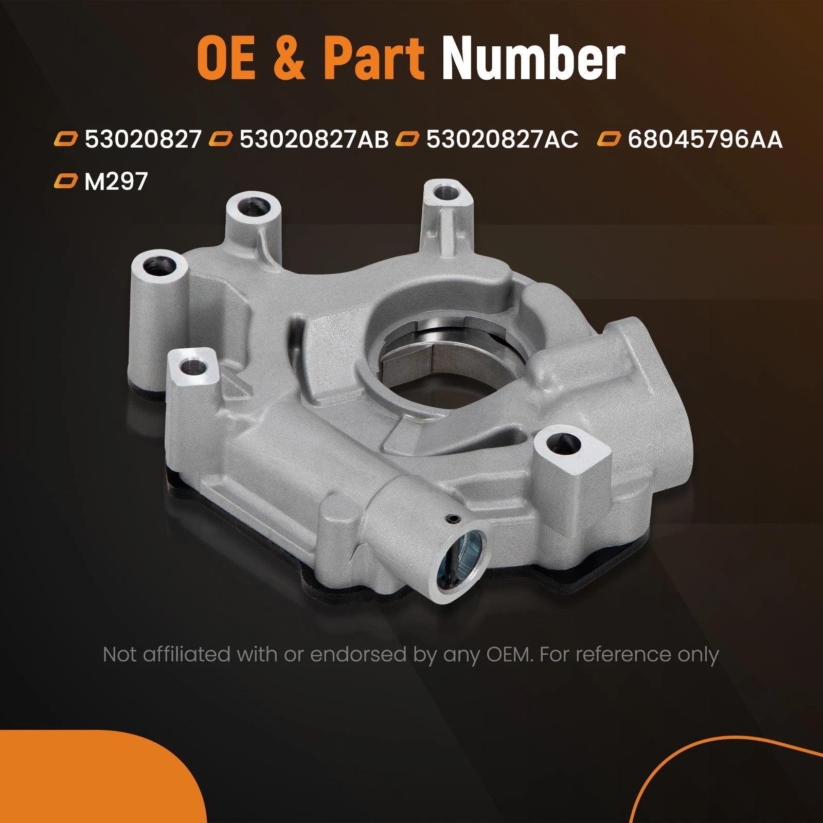 Engine Oil Pump for Chrysler Aspen Dodge Dakota Ram Jeep Commander (2007–2010)