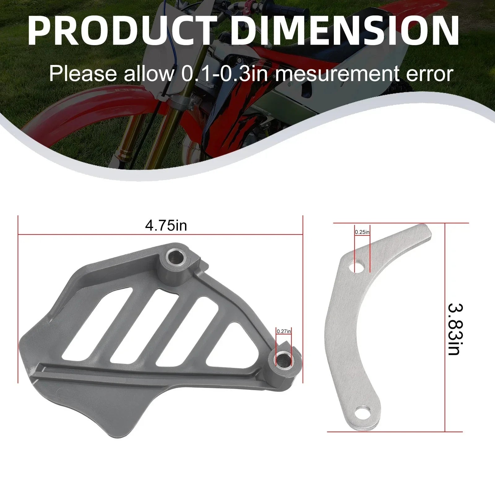 Front Sprocket Cover & Case Saver for Honda CR125R (2003–2007)