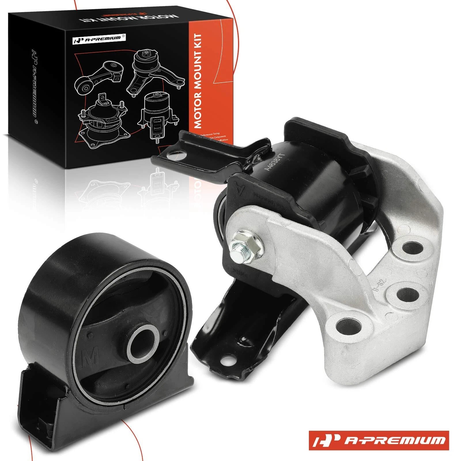 2X Front Engine Motor Mount for Mitsubishi Outlander (2007–2013)