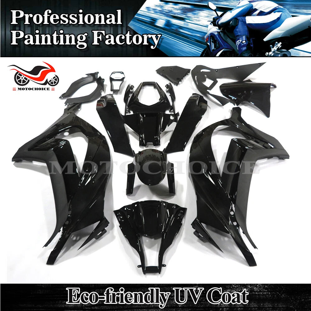 Glossy Black ABS Fairing Kit for Kawasaki Ninja ZX10R (2011–2015)