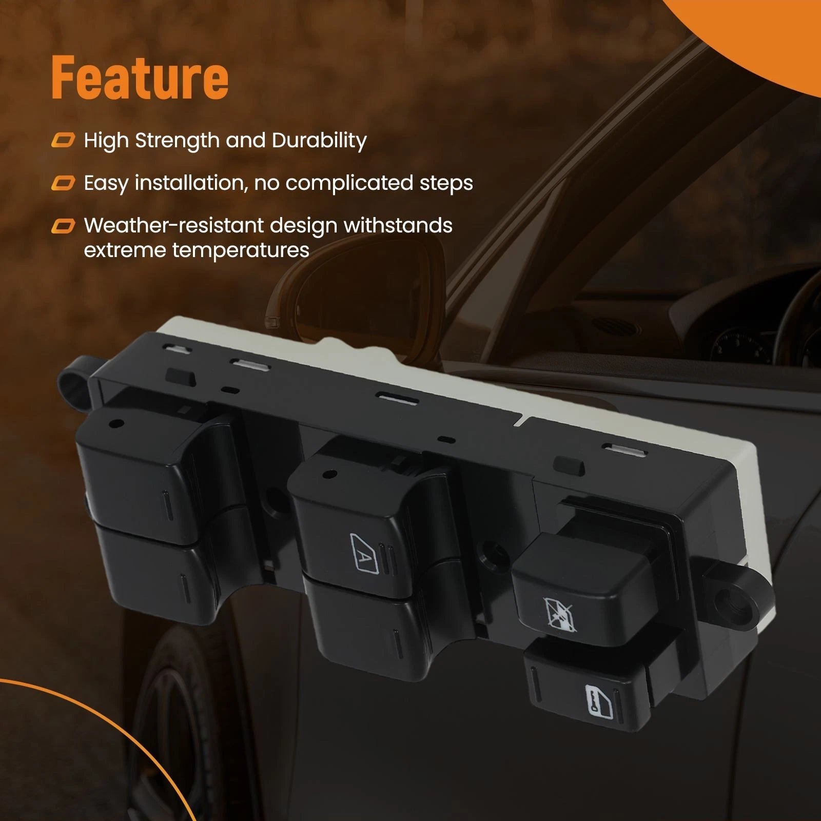 Electric Window Master Switch for Nissan Sentra (2008–2012) 25401-ZJ60A