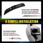 4X Dynamic Scan RGB LED Side Marker Light for Chrysler 300 300S 300C (2015–2023) EPY