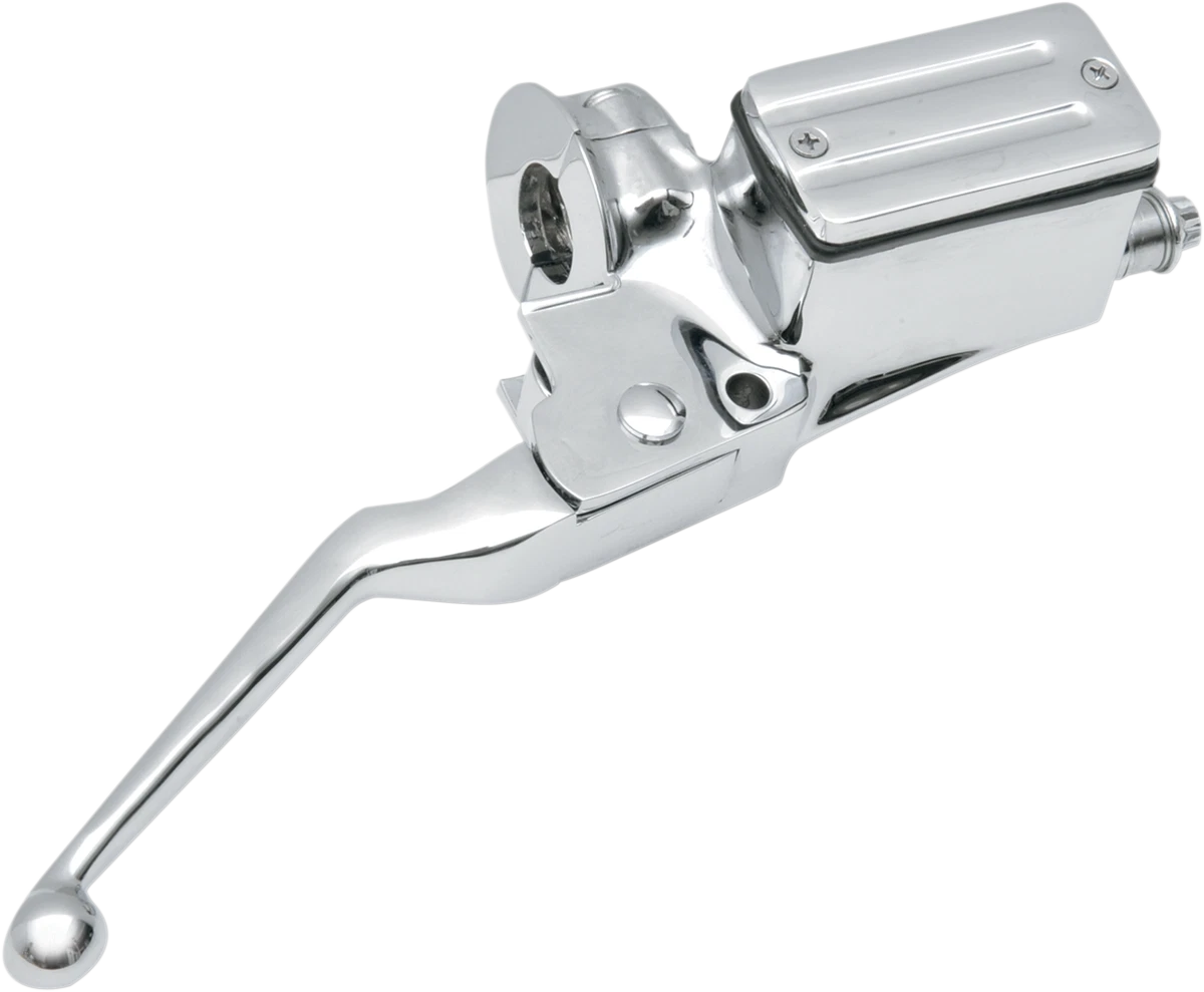 Front Brake Master Cylinder Assembly 11/16" Chrome for Harley Davidson