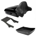 Chopped Trunk Backrest 2-Up Mount Rack for Harley Touring (1997–2008)