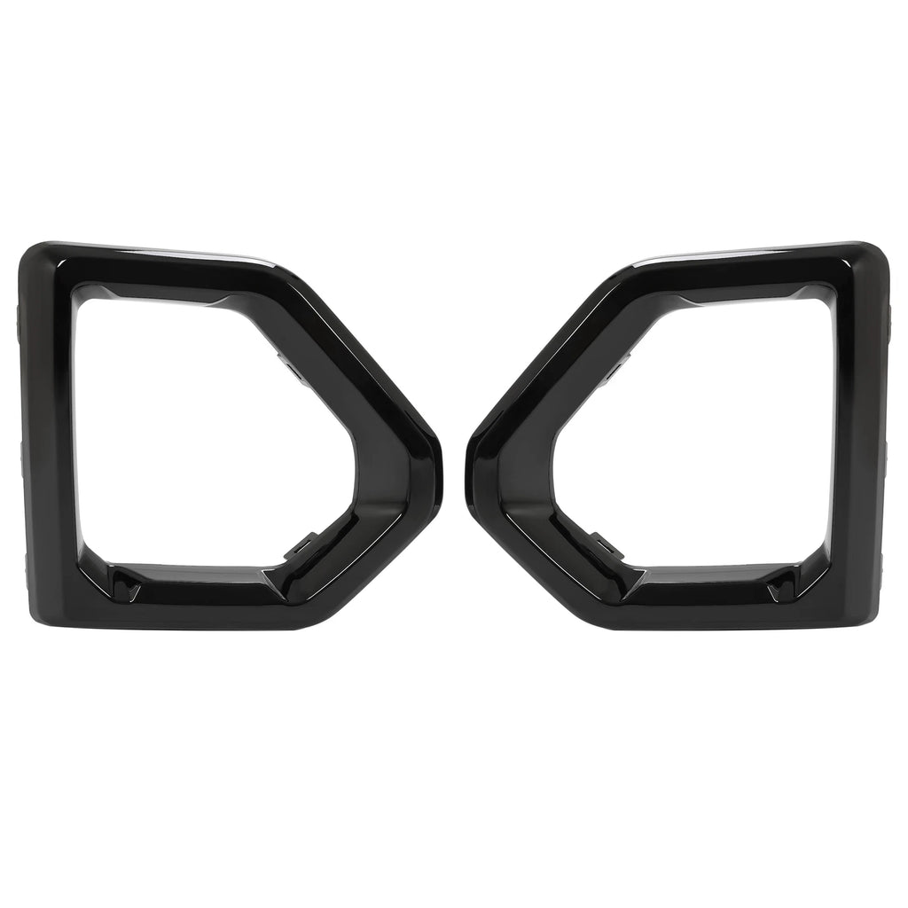 Pair Fog Light Bezel Covers for GMC Sierra 1500 Denali (2019-2022)