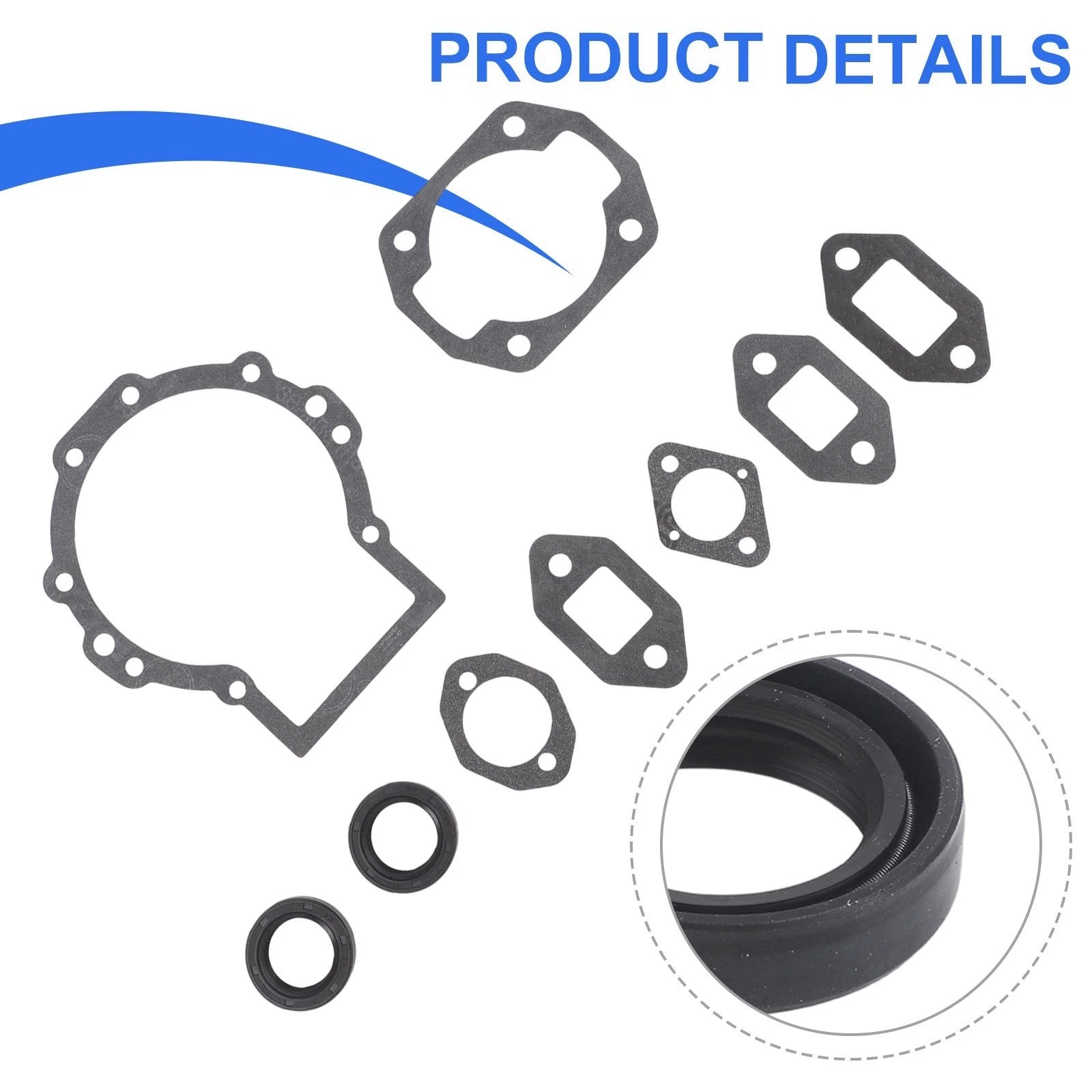 Replacement Gasket Set for Wacker Rammer WM80 BS60Y BS600 (N/A) 16986 0048212