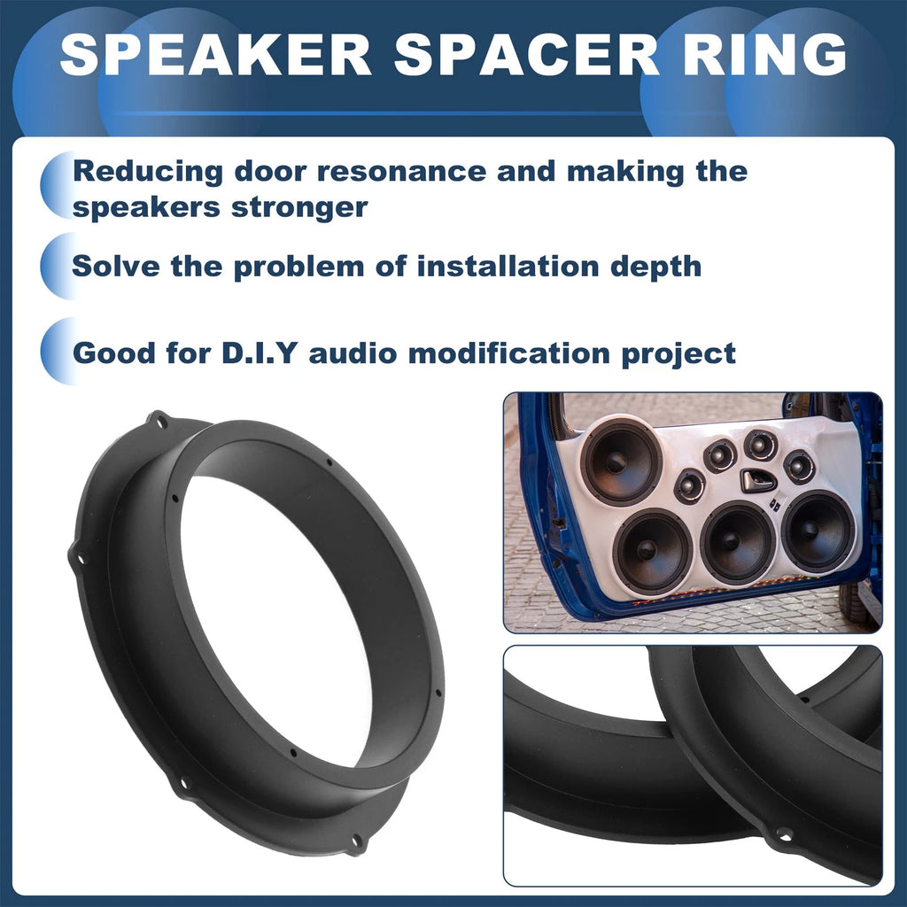 2X Speaker Spacer Ring Adapter for Volkswagen Golf MK5 (2003–2009)