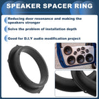 2X Speaker Spacer Ring Adapter for Volkswagen Golf MK5 (2003–2009)