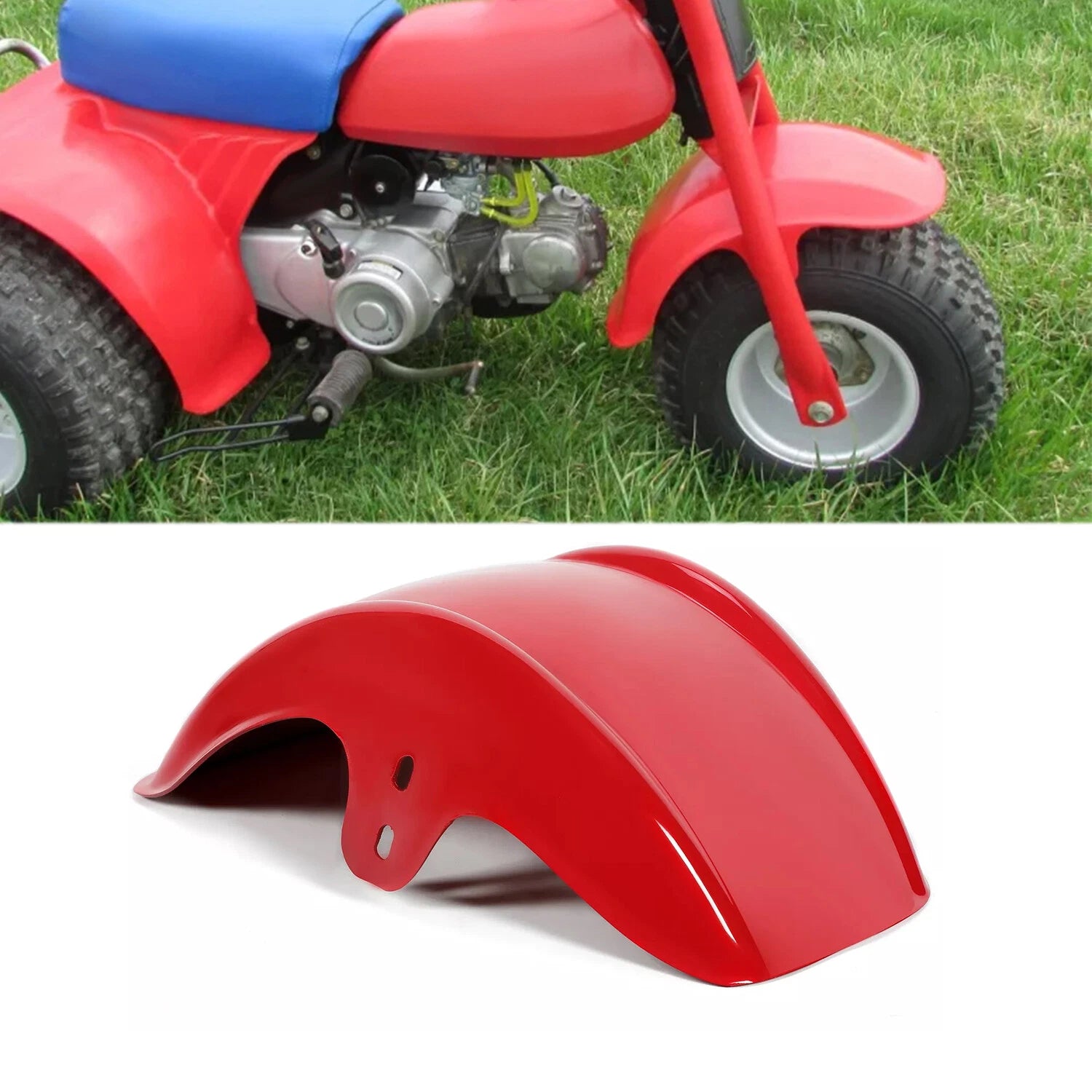 Front Fender Plastics Mud Flap Guard Kit for Honda ATC70 (1978–1985)