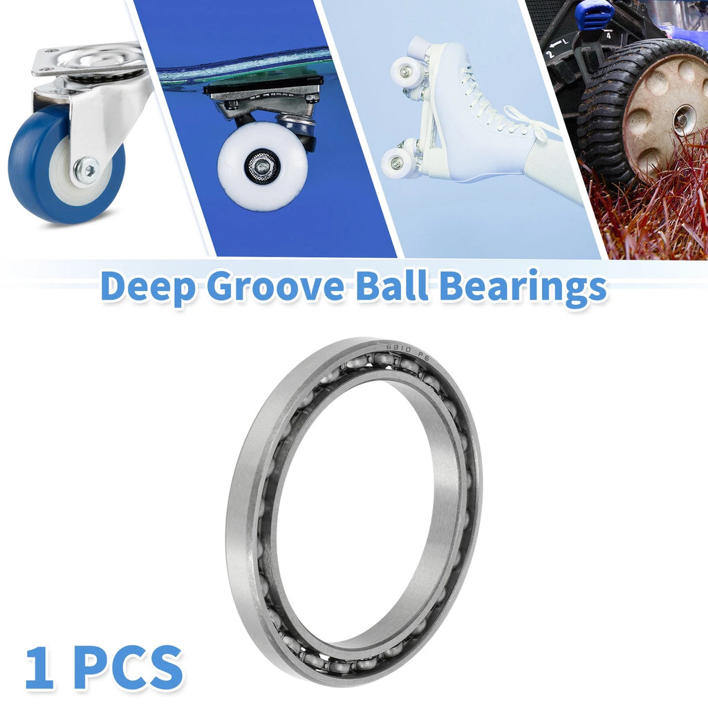 6810 Deep Groove Ball Bearing for Scooter Skateboard Wheel (50x65x7mm)