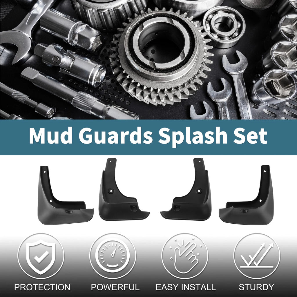 Set of 4 Mud Flaps Splash Guards for Toyota Camry (2003–2009)