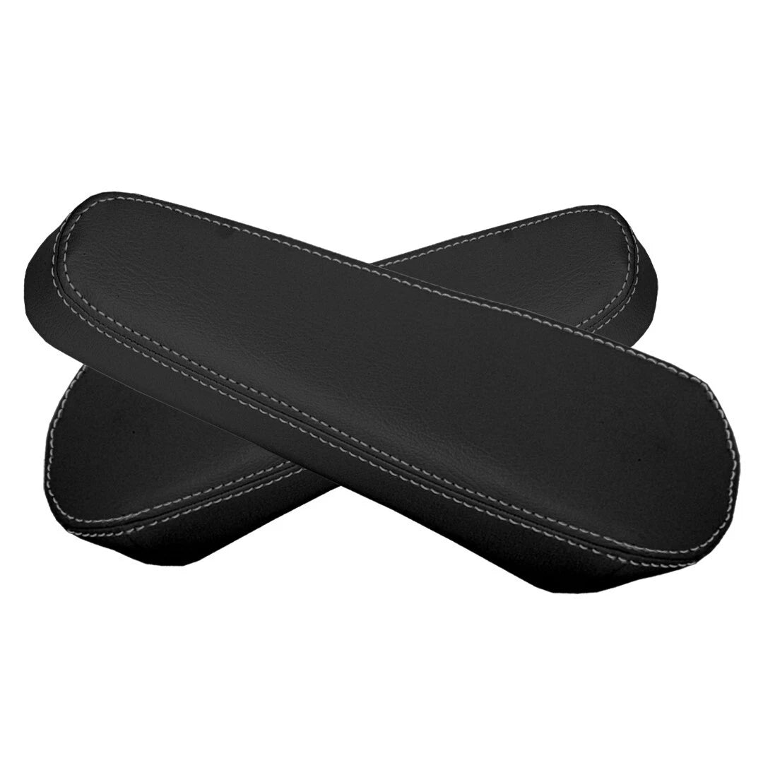 PVC Leather Armrest Cover for Honda CR-V (2010–2014) Gray Stitch