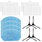 Set of 4 Filters and Mop Cloths for Nedis Vacuum Accessories