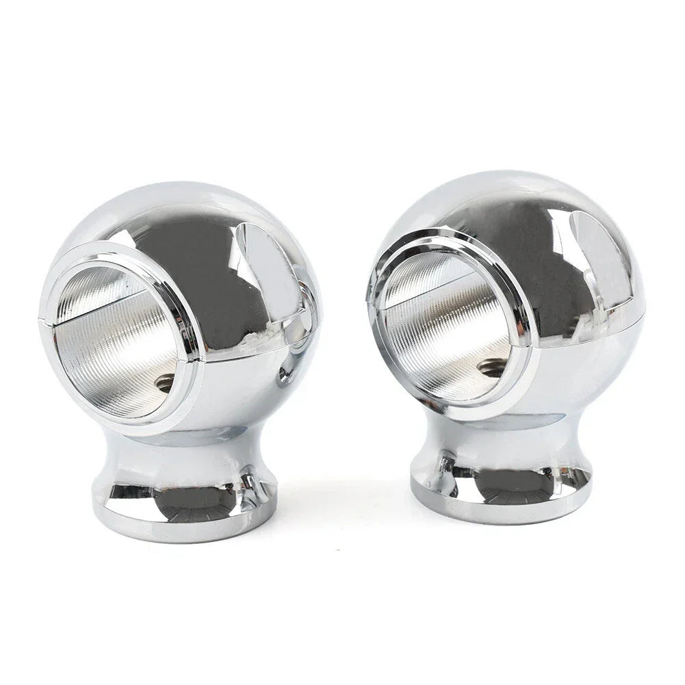 32mm 1.25" Fat Handlebar Risers Clamp Chrome for Harley Touring