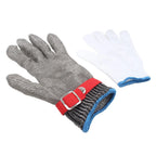 Safety Cut Proof Gloves for Butchers (Stab Resistant, Stainless Steel)