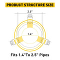 Dual Exhaust Pipe Tip for Auto Car (Stainless Steel)