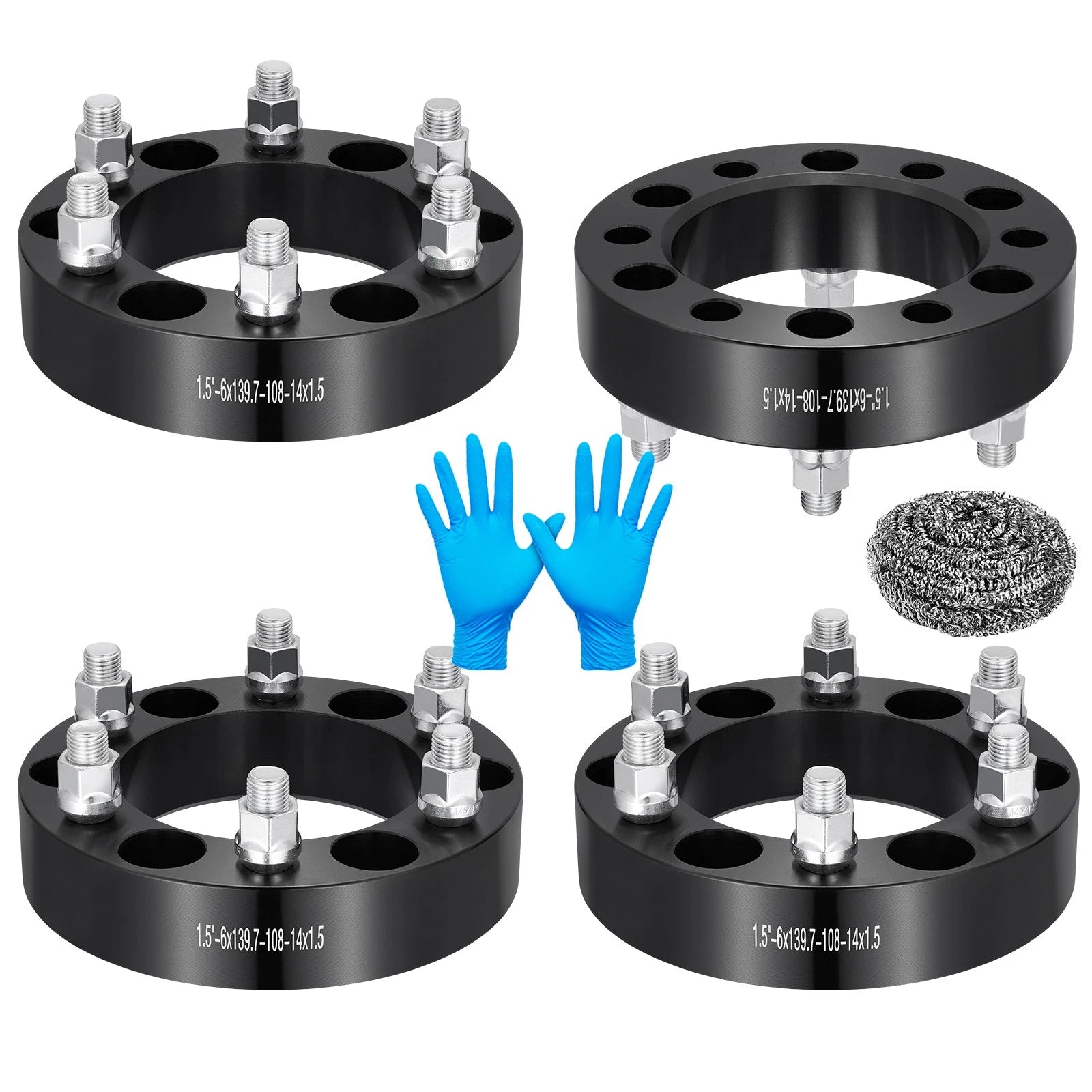 Set of 4 Wheel Spacers for Chevrolet Express 2500 (1996–2021)