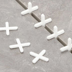 500PCS Cross Spacer Clips for Tile Leveling (PE Construction Aid)