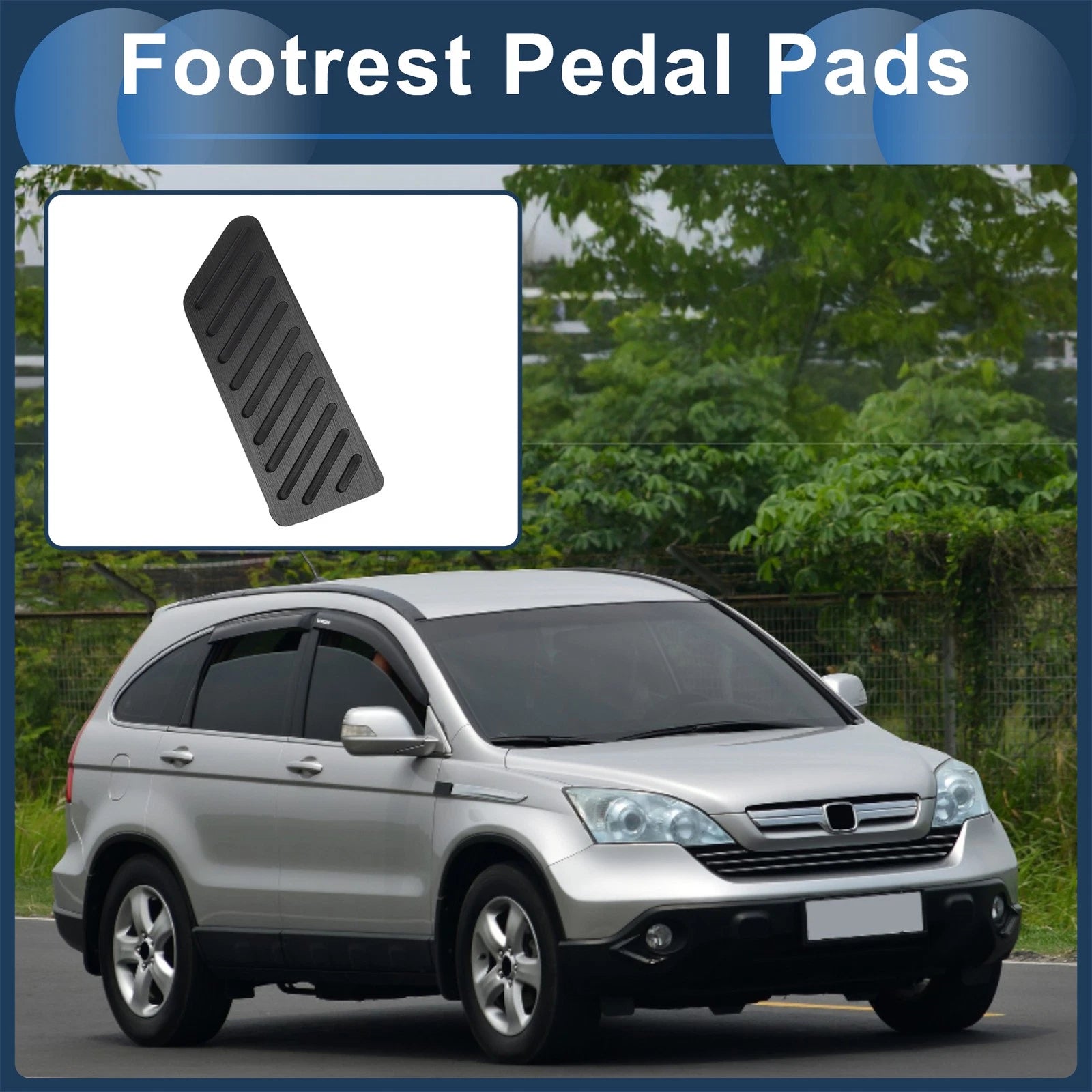 Footrest Pedal Pad Cover for Honda CR-V (2017–2023)