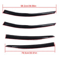 Window Visors Rain Guards for Chevy Cruze (2011–2015)