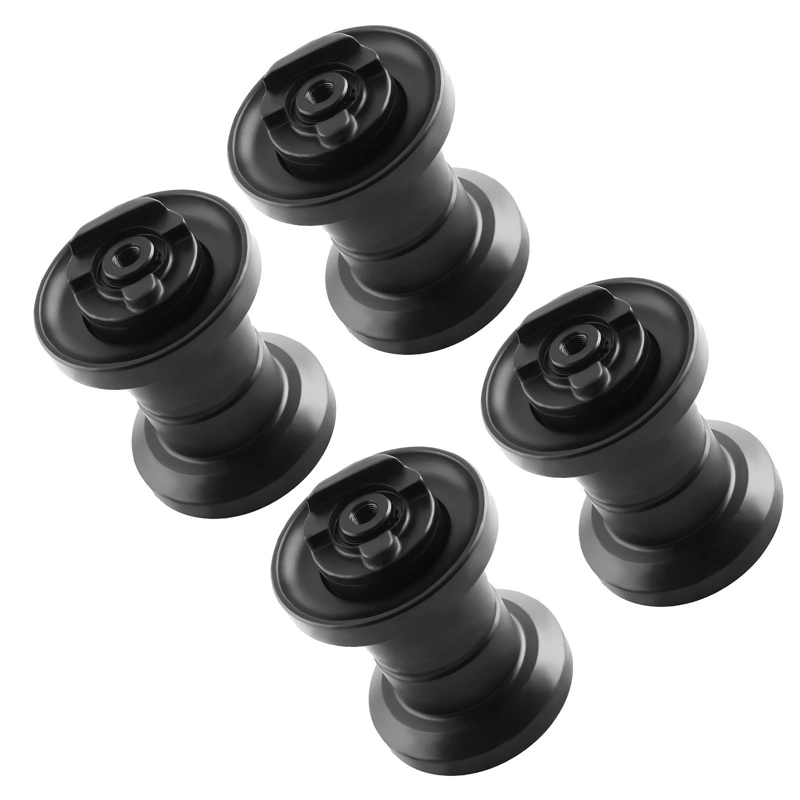 Set of 4 Bottom Roller Track Rollers for Kubota KX040-4/KX121-3