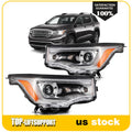 Headlight Assembly for GMC Acadia (2017–2019) LED DRL Left + Right